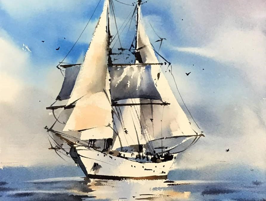 Water in Watercolour Workshop with Michael Solovyev