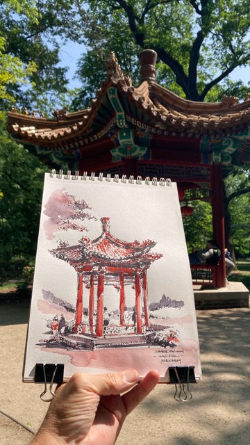 Capturing Space and the Moment in Urban Sketching with Marek Badzynski – June 21st – 23rd, 2024 (3 days)