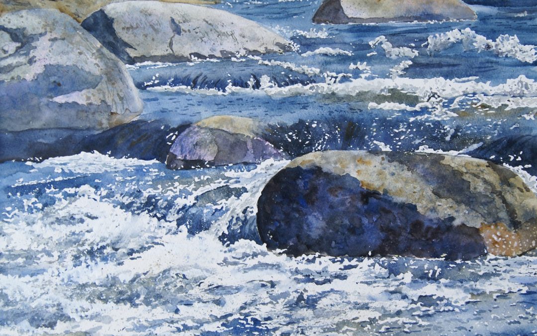Painting Waves in Watercolour with Danielle Beaulieu  April 11th – May 16th 2024