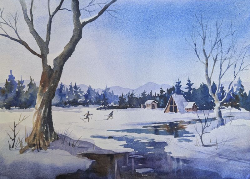 Watercolour Landscape with Vic Dohar – Fall 2026